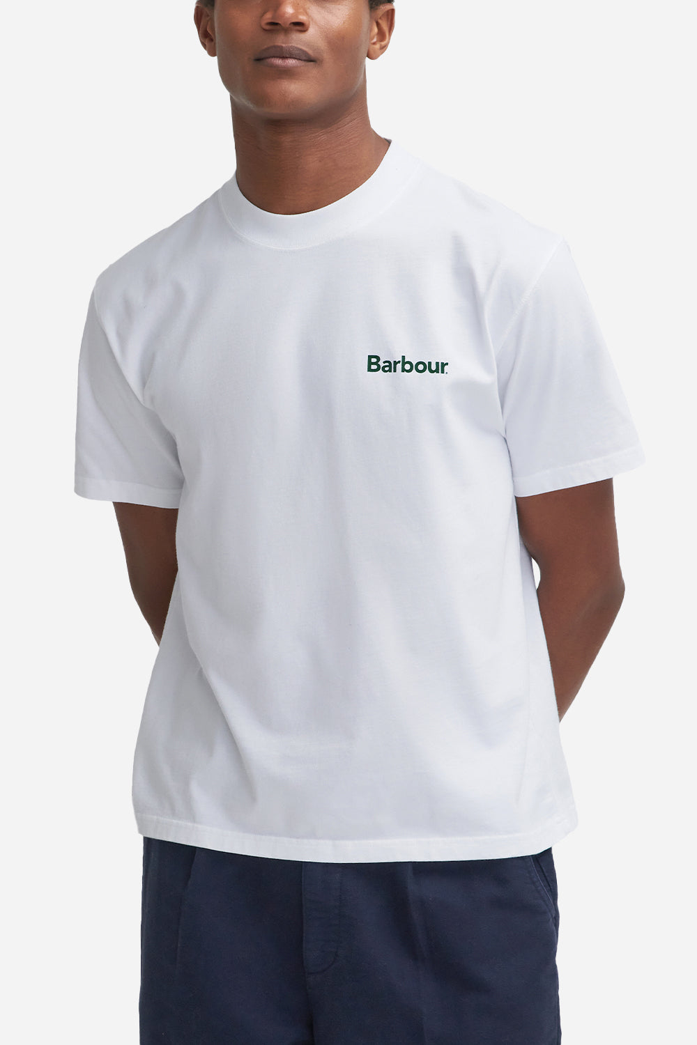 Barbour Bowery OS Graphic T-Shirt (White)