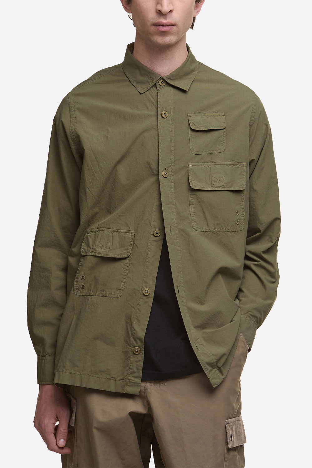 Barbour Morwick OS -Shirt (British Khaki)