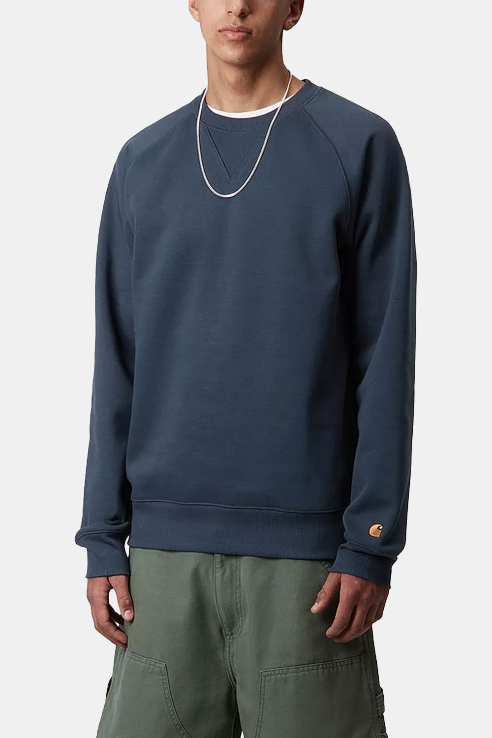 Carhartt Wip Chase Sweatshirt (düsterblau/gold)