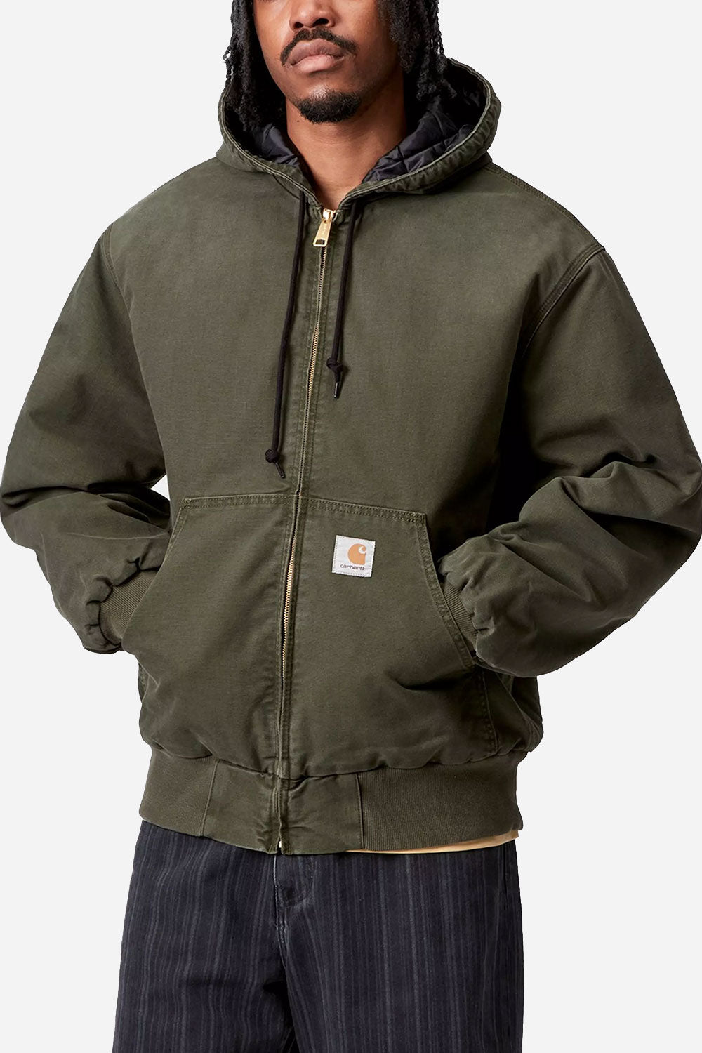 CARHARTT WIP OG Active Jacke (Oliven-/Stein -Leinwand)