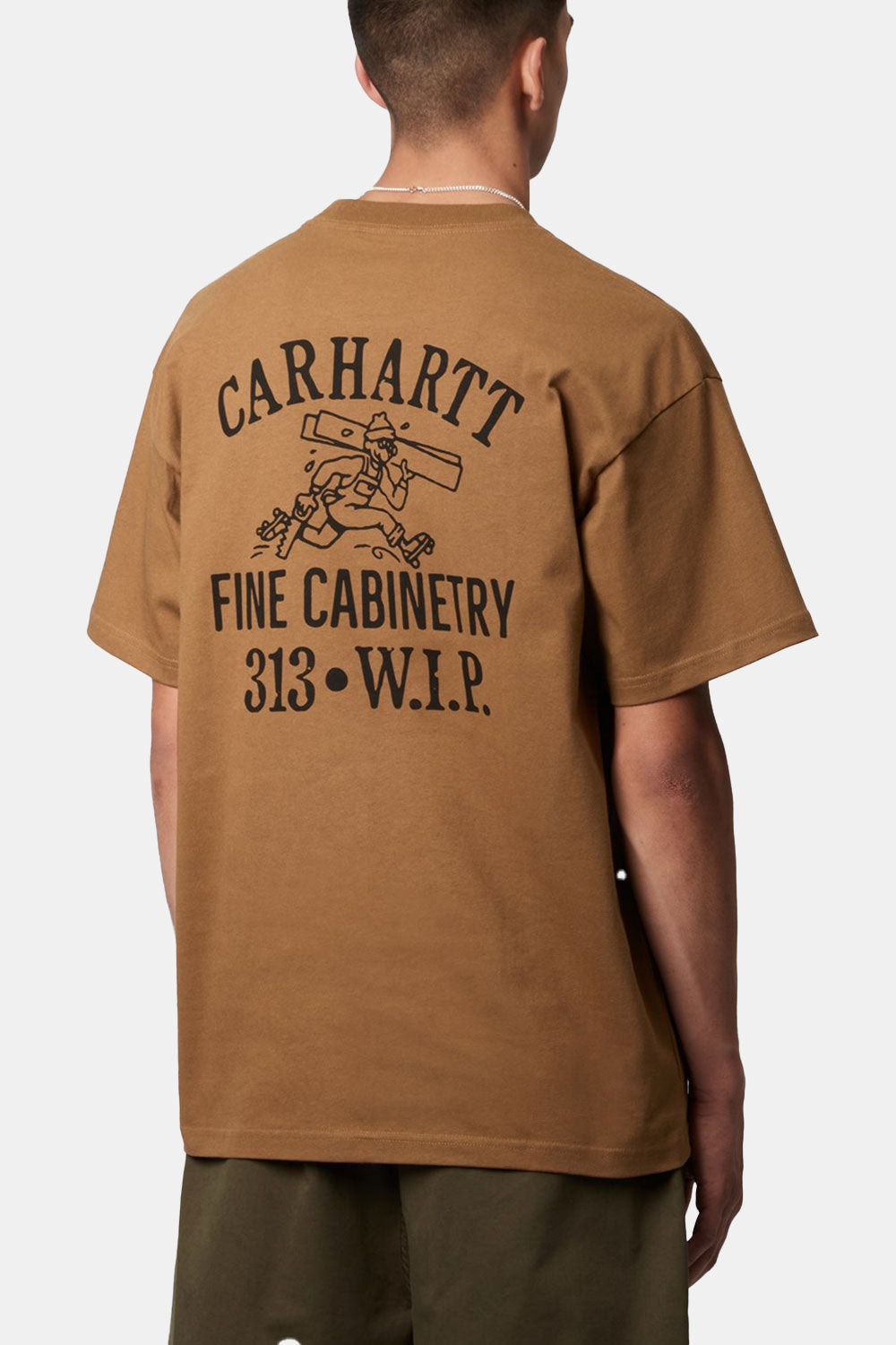 Carhartt WIP Short Sleeve Cabinetry T-Shirt (Hamilton Brown/Black)