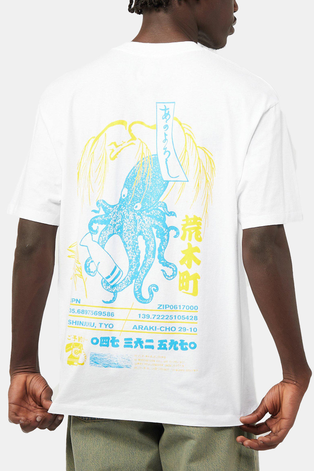 Edwin Getränk Stimmungs-T-Shirt (weiß)