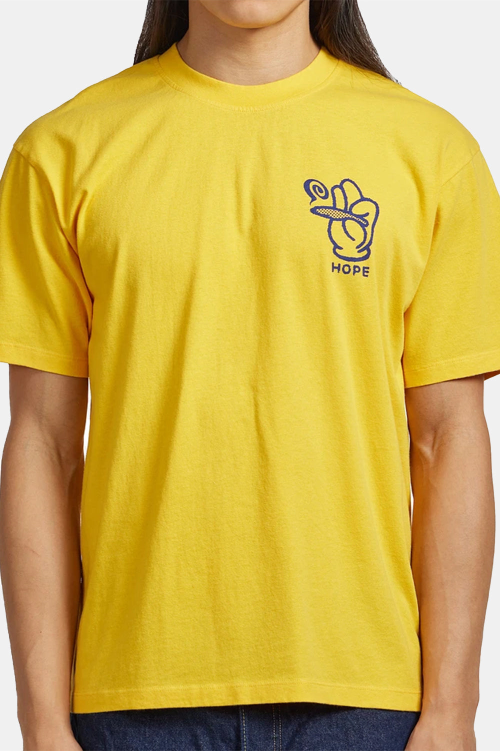 Edwin Hope Anbieter Kurzarm T-Shirt (Zitronenchrom)