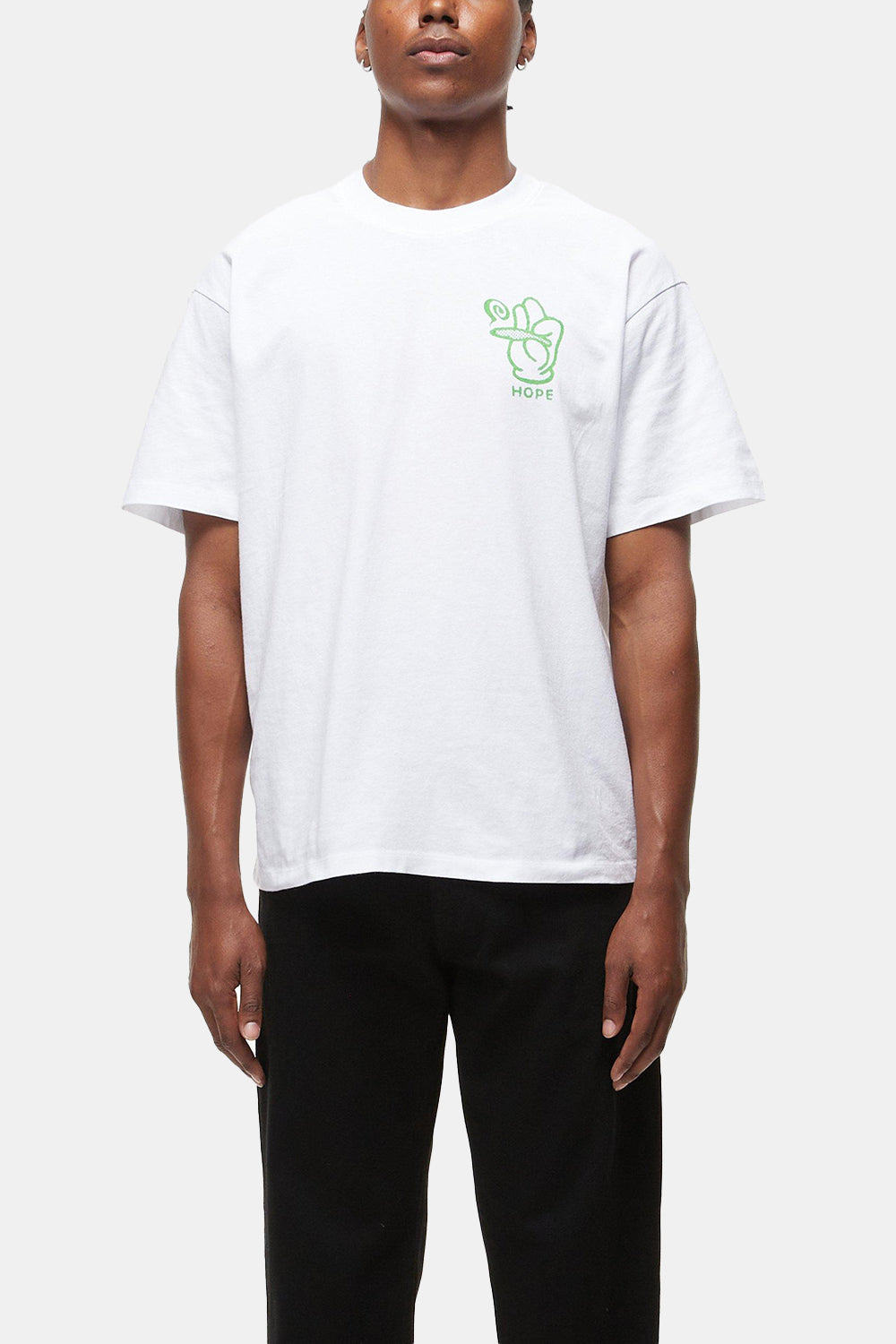 Edwin Hope Anbieter Kurzarm T-Shirt (weiß)