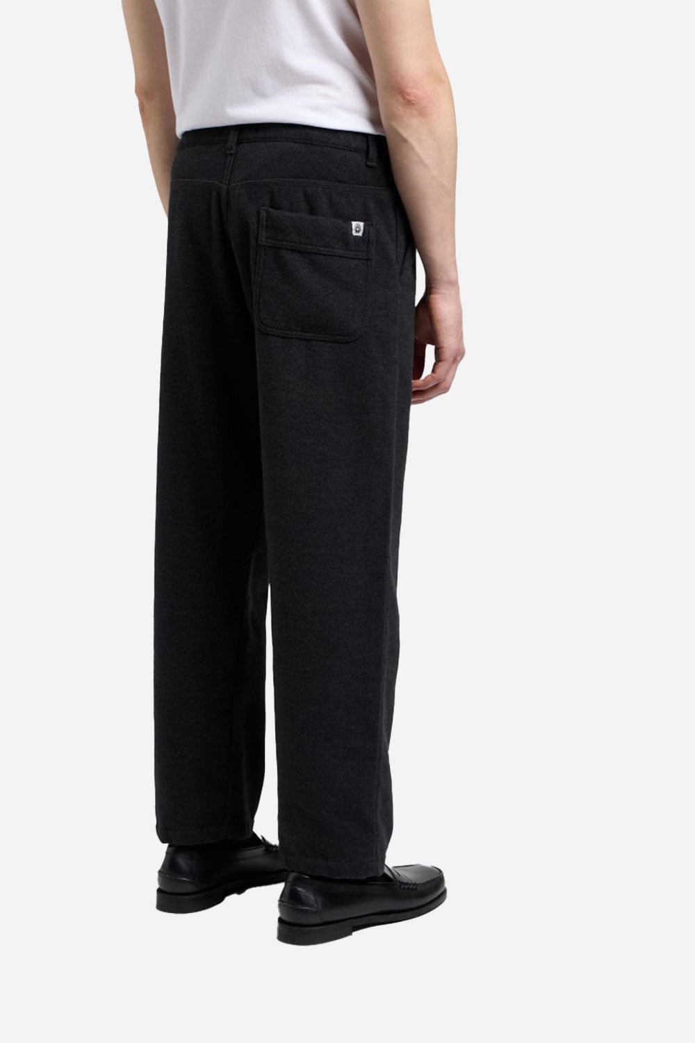 Edwin Labour II Pant Seersucker (Dark Grey Marl)