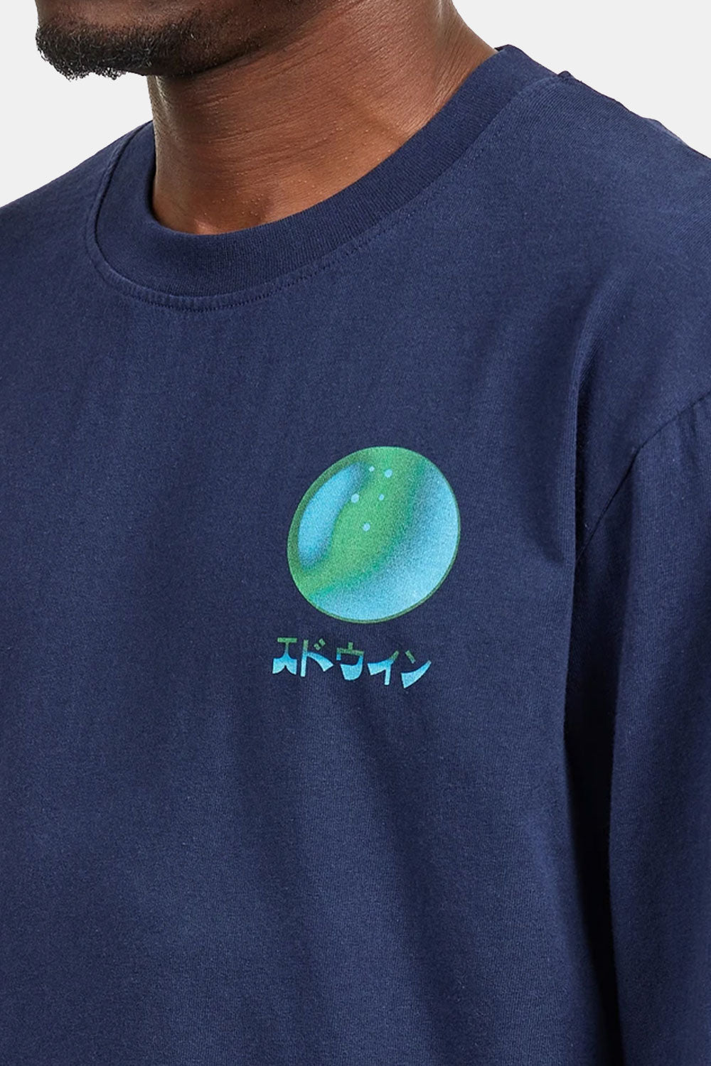 Edwin The Last of Us II Long Sleeve T-Shirt (maritime blau)