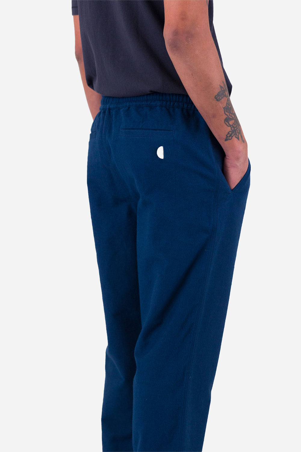 Folk Drawcord Assembly Pant (Tinte Blue Moleskin)