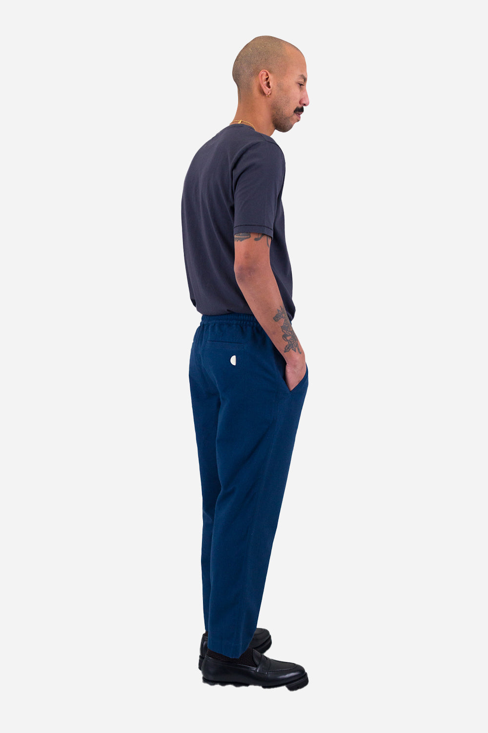 Folk Drawcord Assembly Pant (Tinte Blue Moleskin)