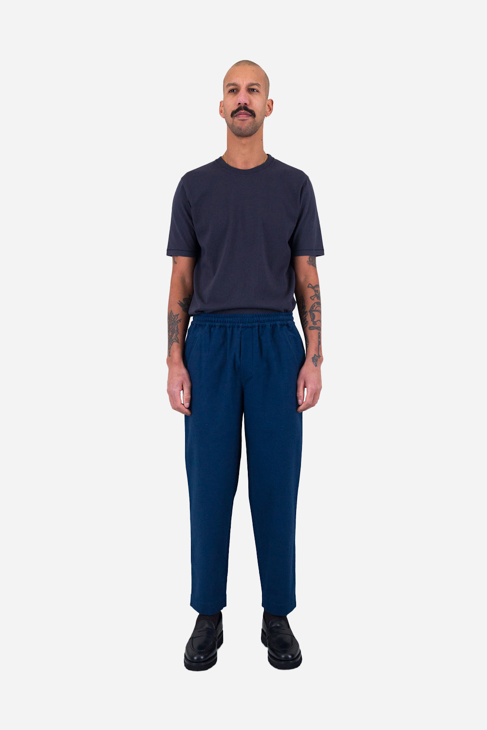 Folk Drawcord Assembly Pant (Tinte Blue Moleskin)