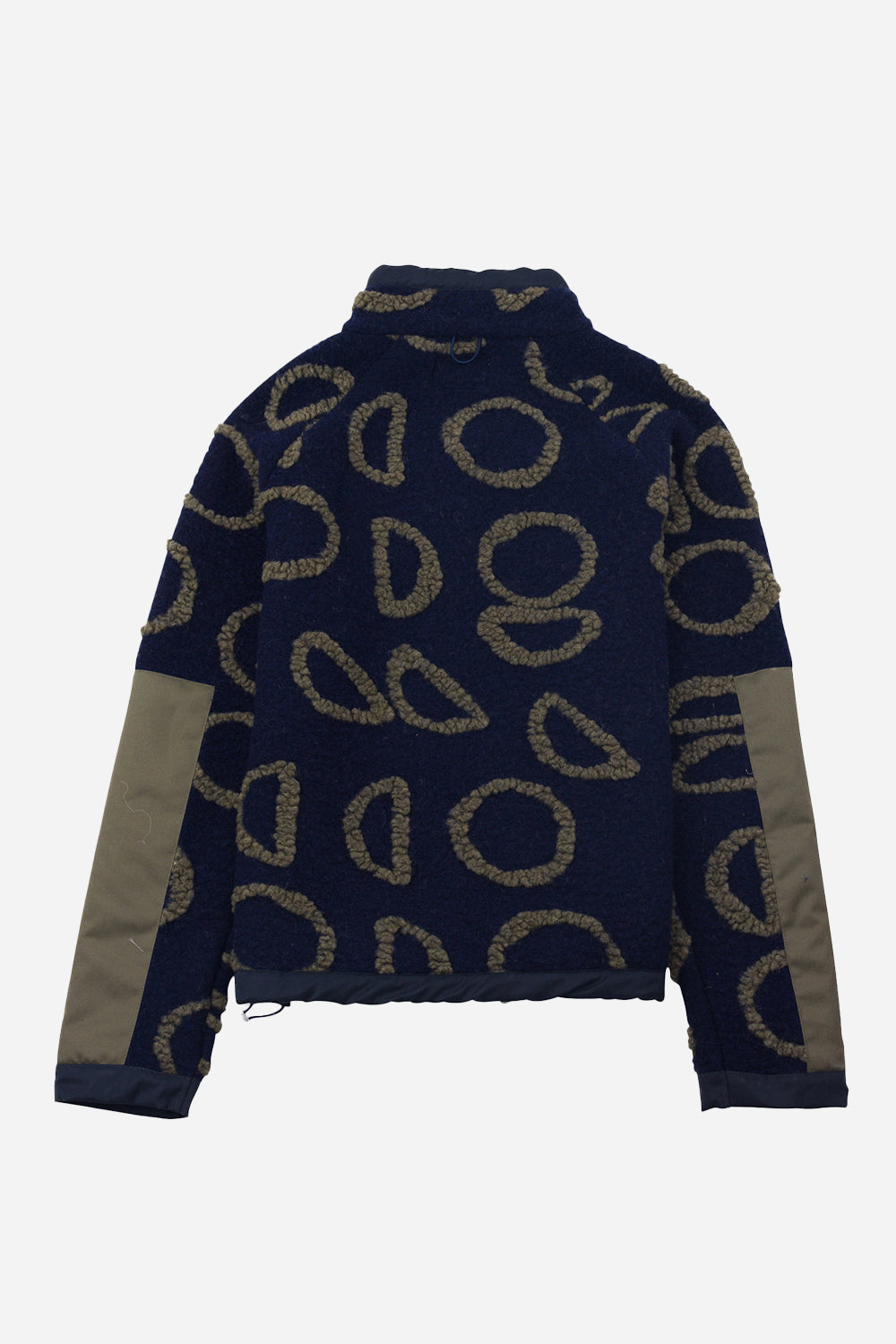 Volkssignal -Fleece (Navy Circle Jacquard)