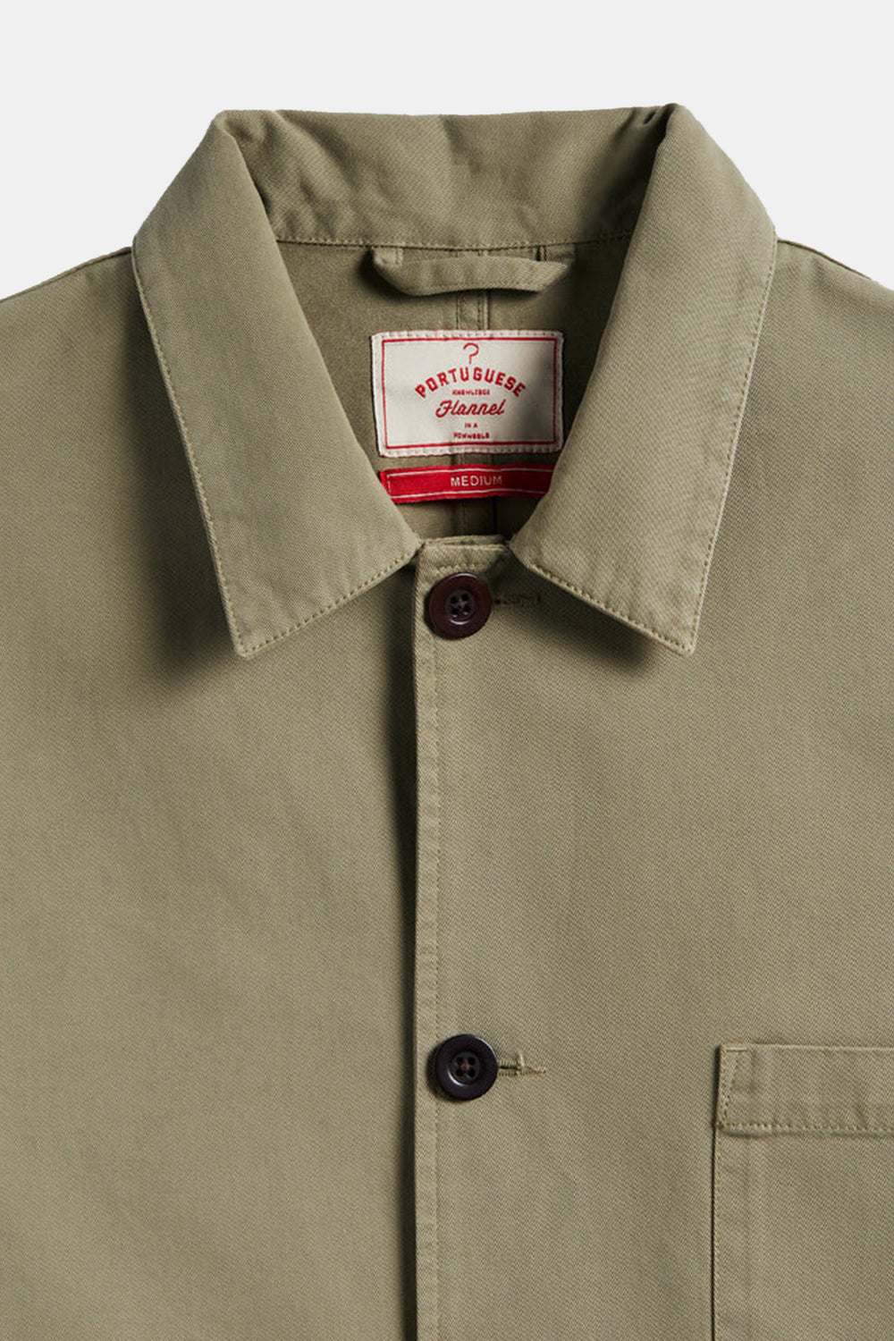 Portugiesische Flanelllaburjacke (Olive)