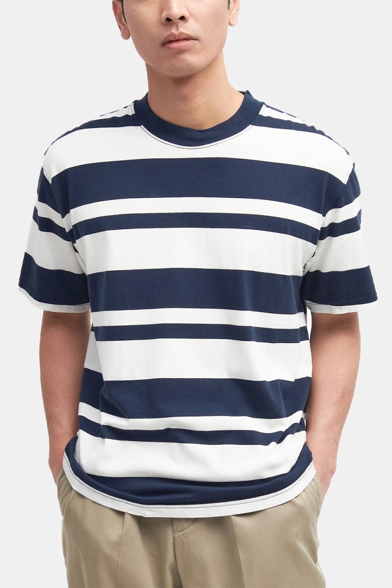 Barbour Friars Stripe T-Shirt (Navy) | T-Shirts