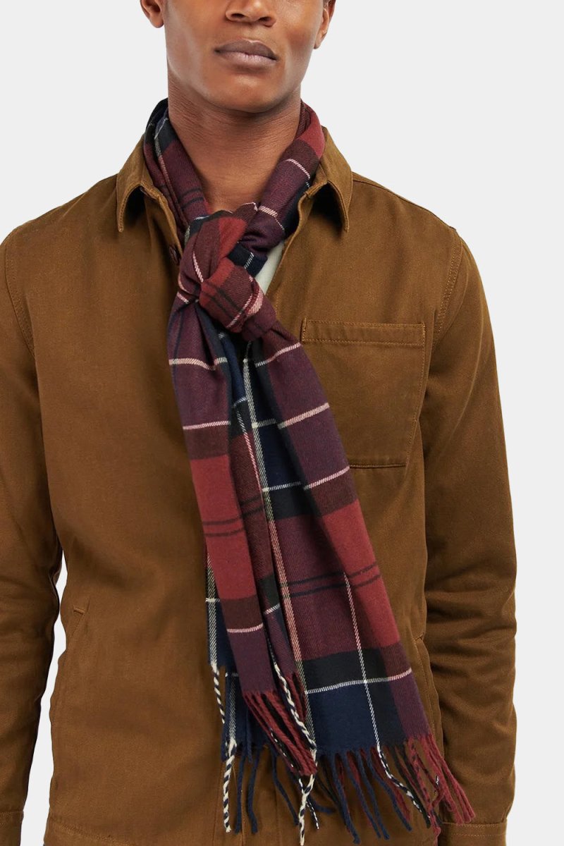 Barbour Galingale Tartan Scarf (Red) | Scarf