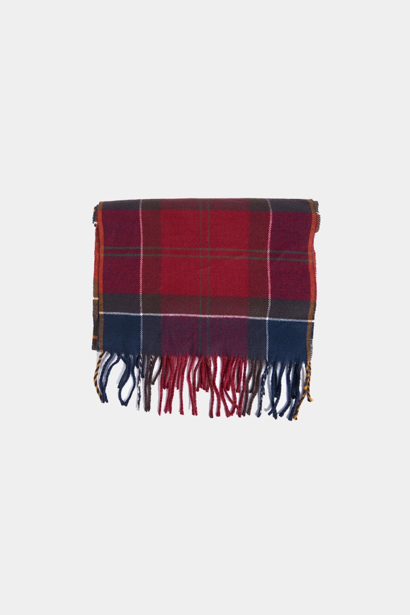 Barbour Galingale Tartan Scarf (Red) | Scarf