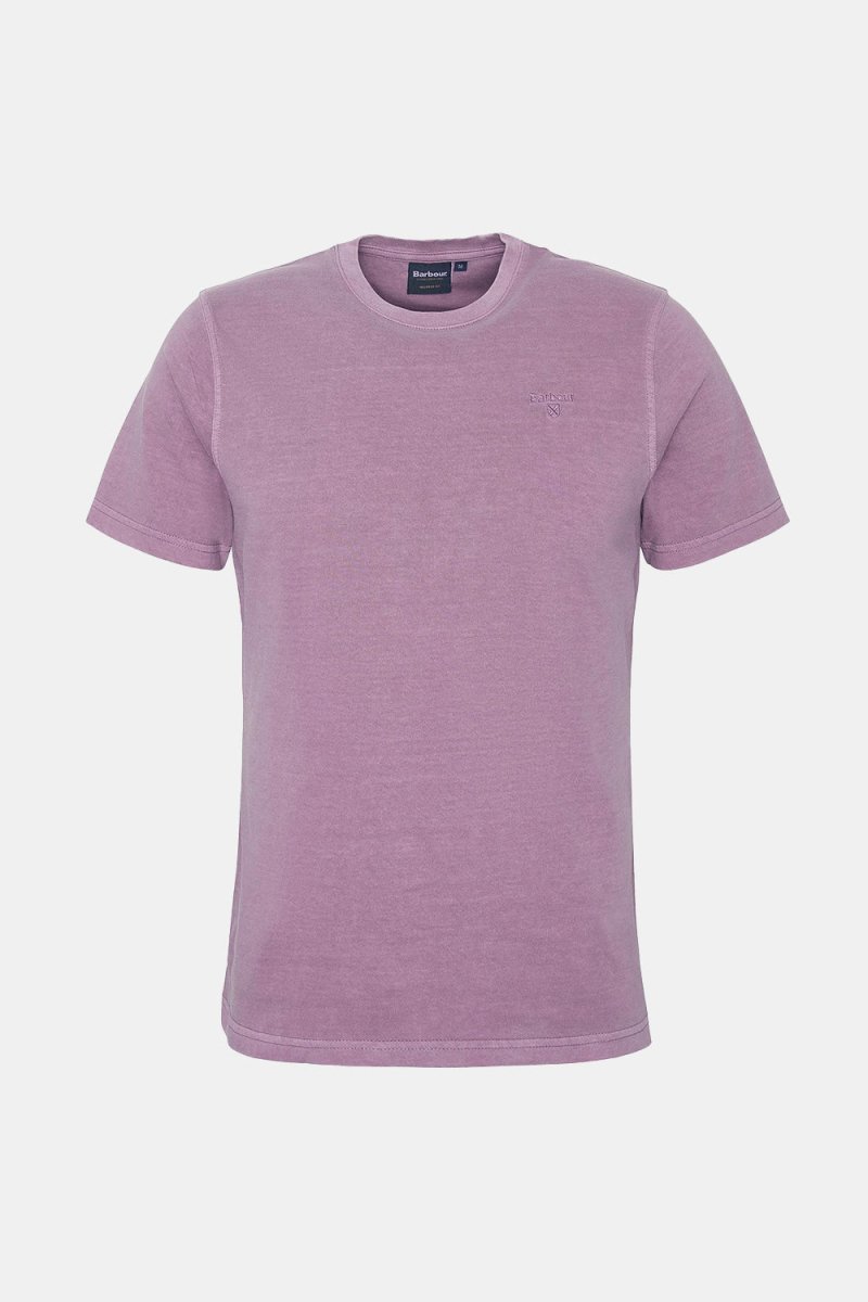 Barbour Garment Dyed T-Shirt (Purple) | T-Shirts