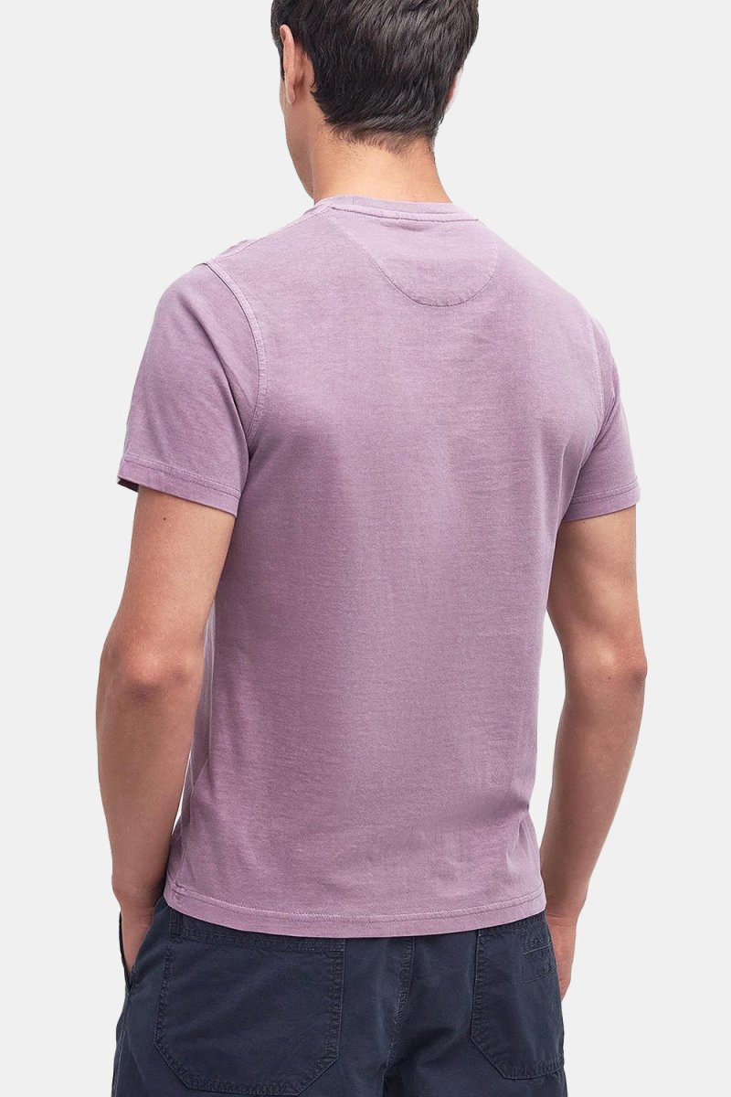 Barbour Garment Dyed T-Shirt (Purple) | T-Shirts