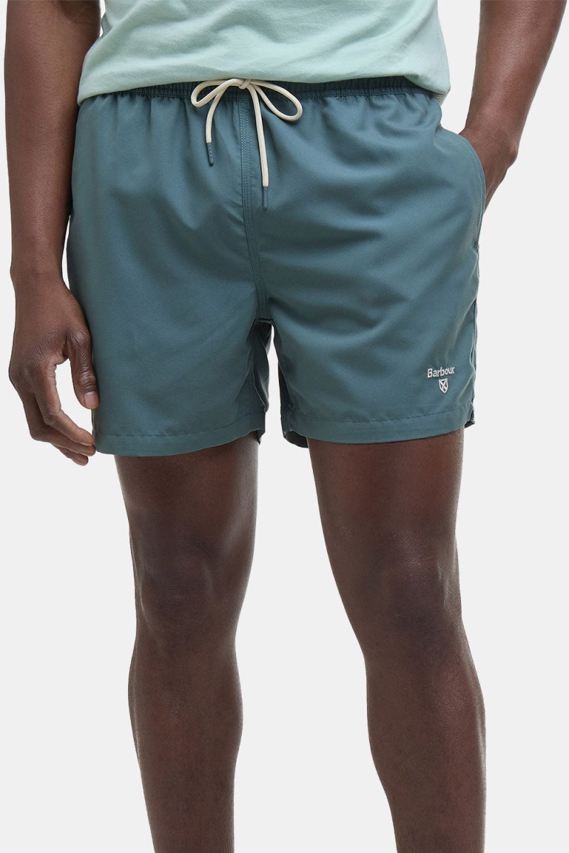 Barbour Staple Logo Swim Shorts (Vintage Blue) | Shorts