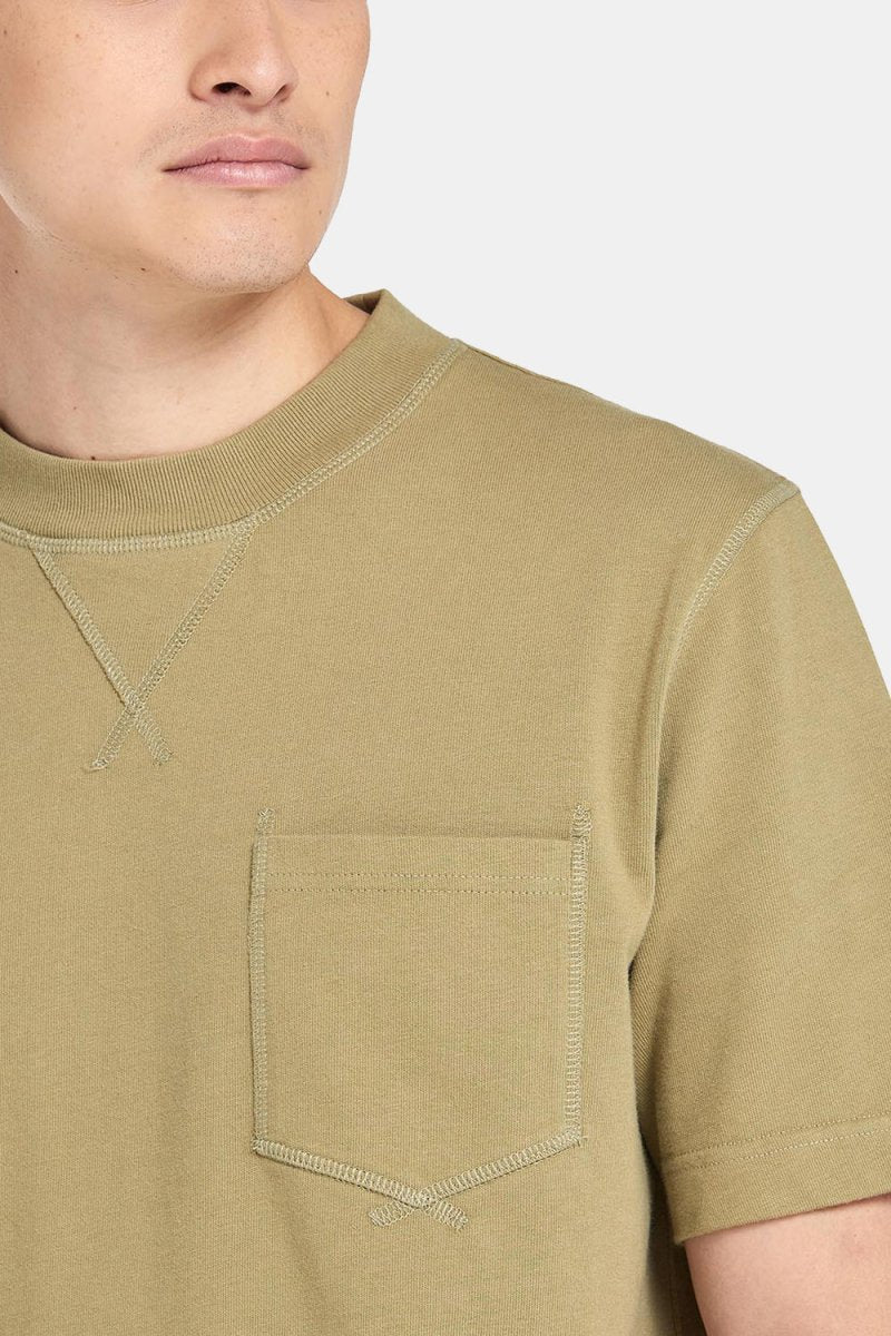 Barbour Williams Pocket T-Shirt (Bleached Olive) | T-Shirts