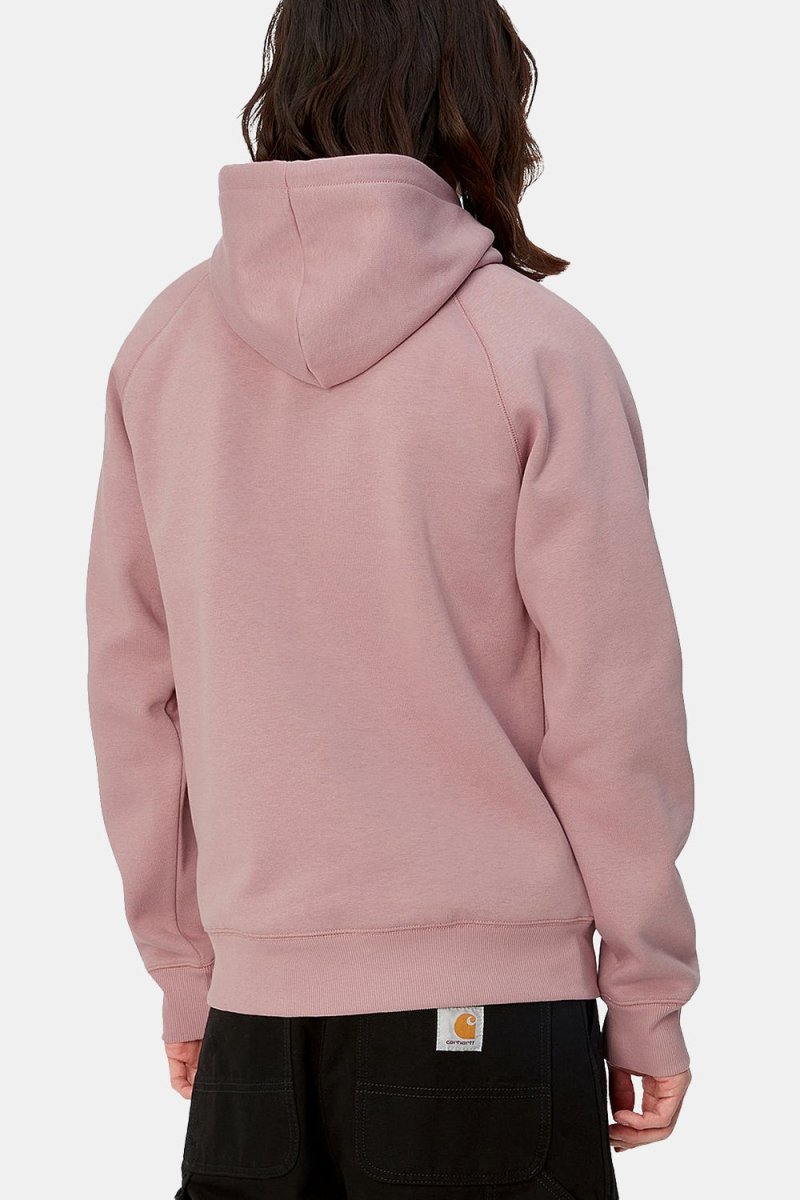 Carhartt WIP Hooded Chase Sweat (Glassy Pink/Gold) | Sweaters