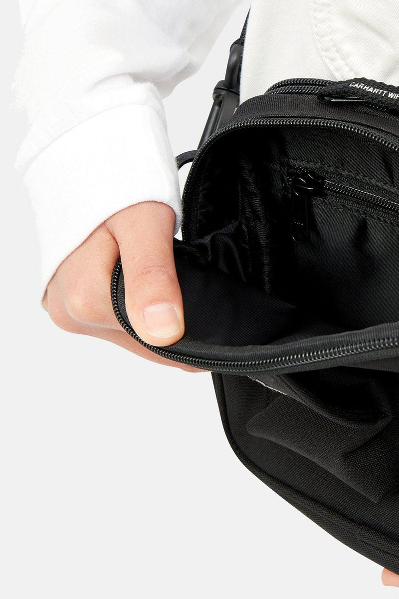 Carhartt WIP Small Essentials Recycled Side Bag (Black) | Accessories