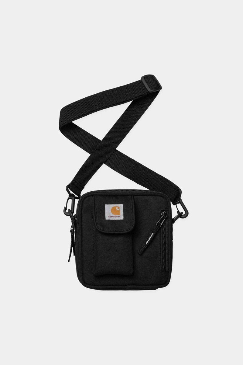 Carhartt WIP Small Essentials Recycled Side Bag (Black) | Accessories