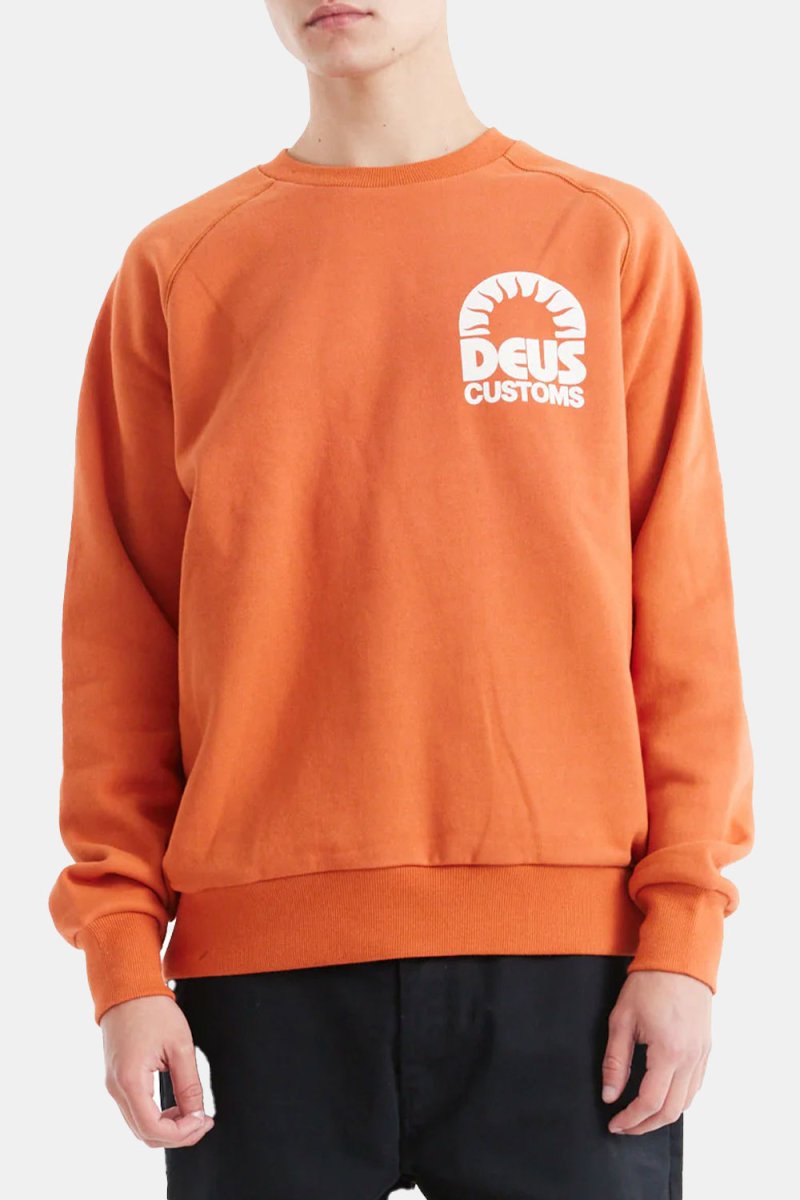 Deus Melodies Crew Sweatshirt (Clay) | Sweaters