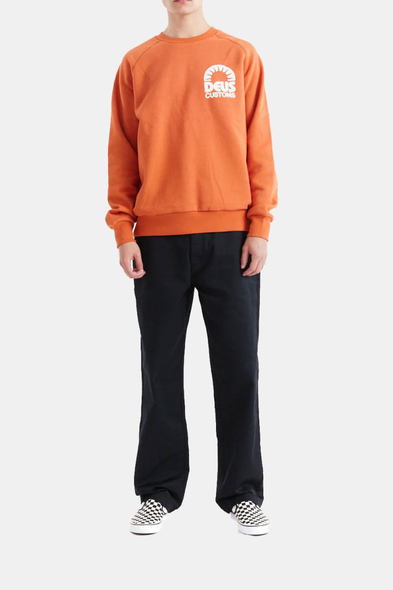 Deus Melodies Crew Sweatshirt (Clay) | Sweaters