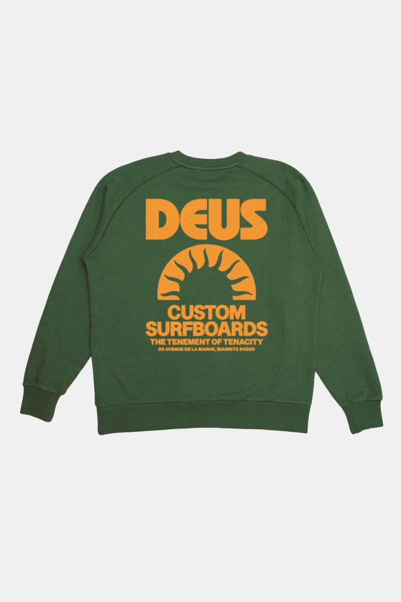 Deus Melodies Crew Sweatshirt (Hillside Green) | Sweaters
