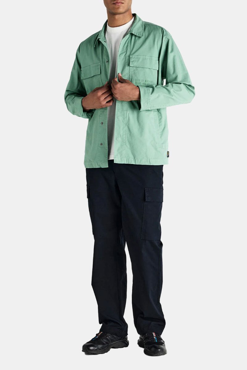 Deus Tommy Poplin Surf Shirt (Shale Green) | Shirts