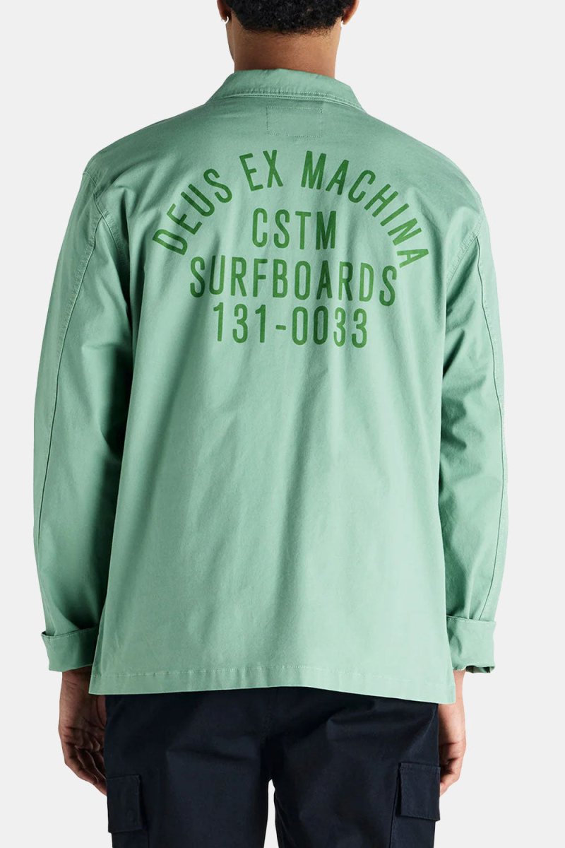 Deus Tommy Poplin Surf Shirt (Shale Green) | Shirts