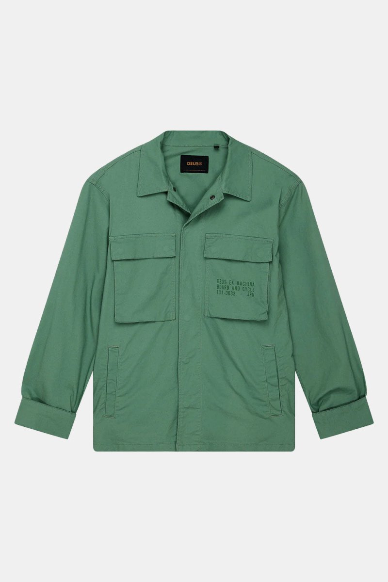 Deus Tommy Poplin Surf Shirt (Shale Green) | Shirts