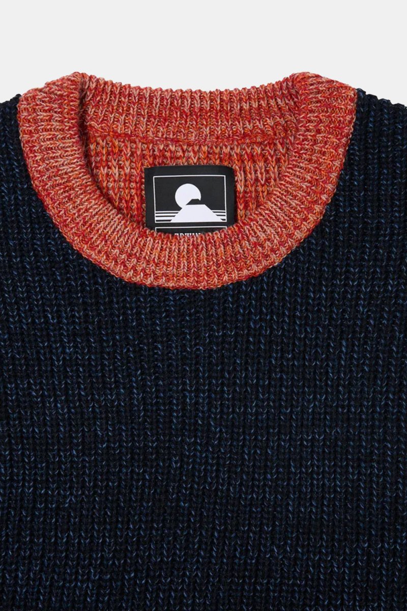 Edwin Alaric Crew Neck Sweater (Navy) | Knitwear