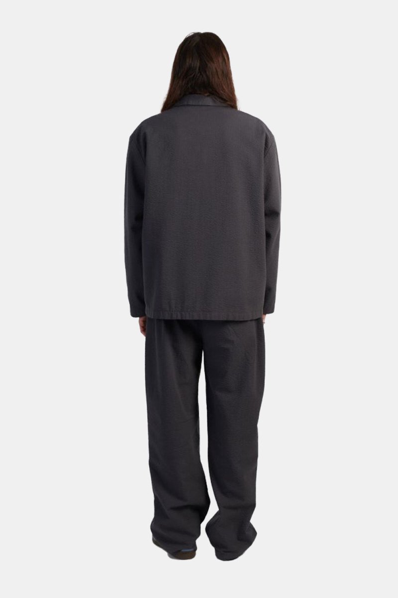 Edwin Edison Seersucker Blazer (Dark Grey) | Jackets