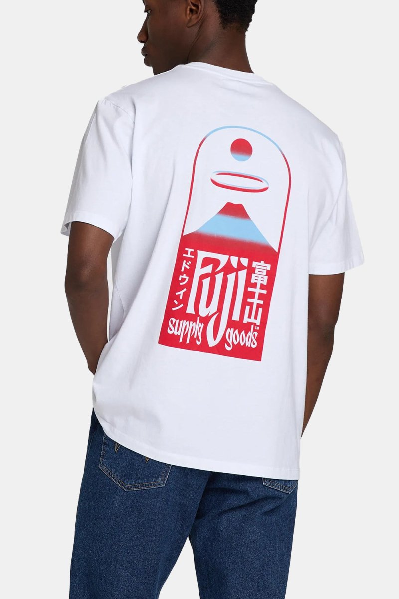 Edwin Fuji Supply Goods T-Shirt (White) | T-Shirts