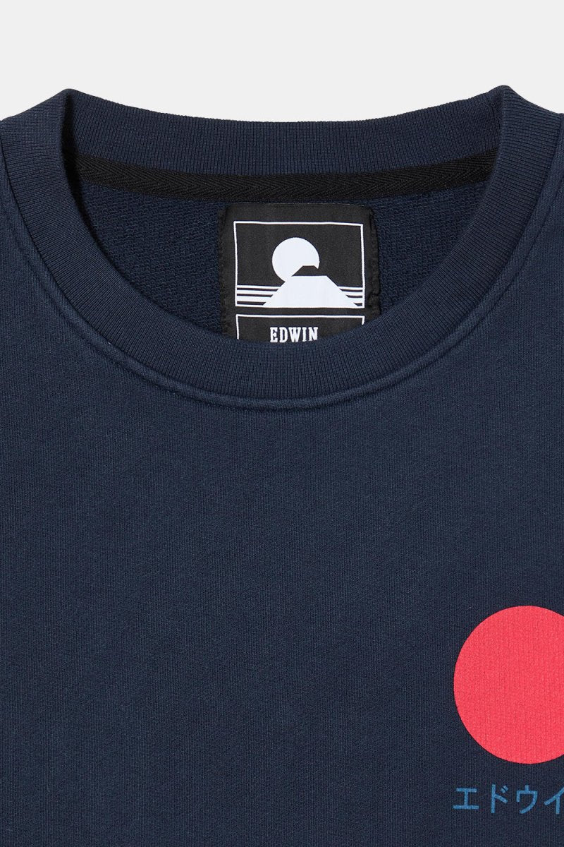 Edwin Japanese Sun Sweatshirt (Navy Blazer) | Sweaters