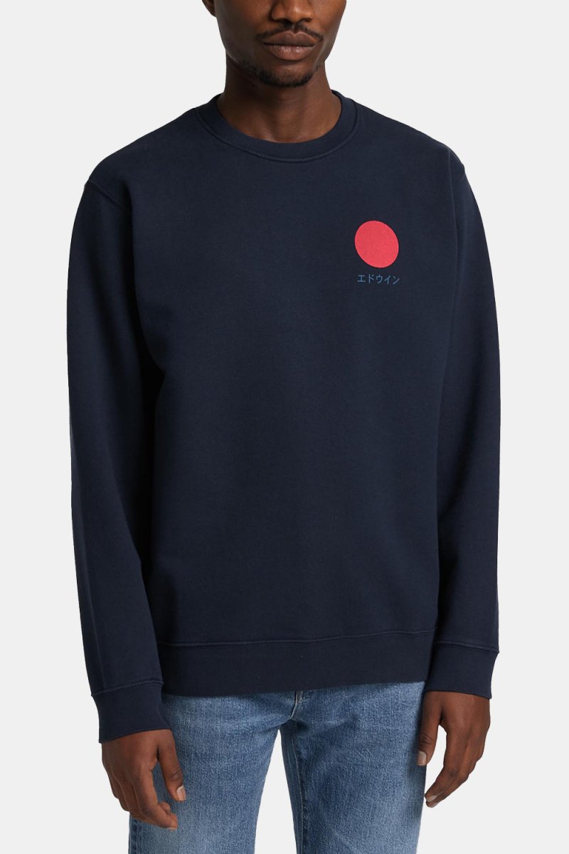 Edwin Japanese Sun Sweatshirt (Navy Blazer) | Sweaters