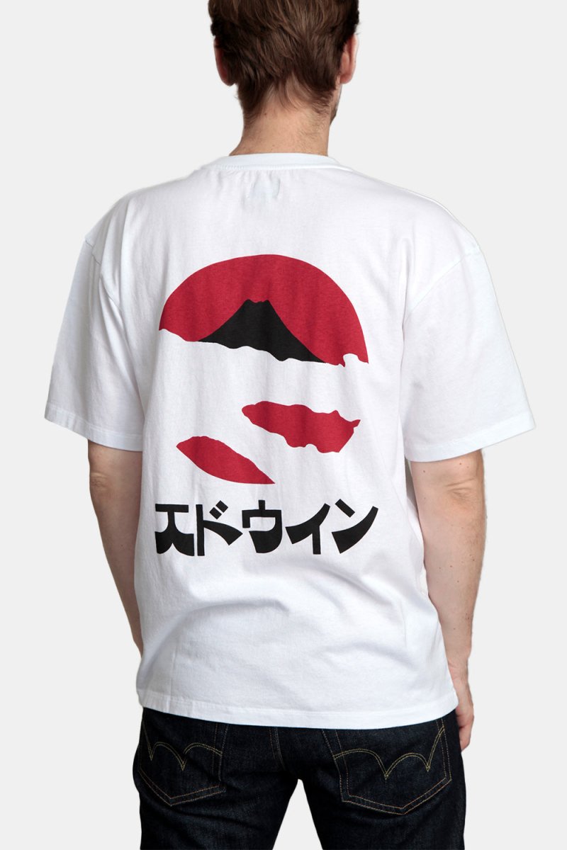 Edwin Kamifuji Japanese Sun T-Shirt (White) | T-Shirts