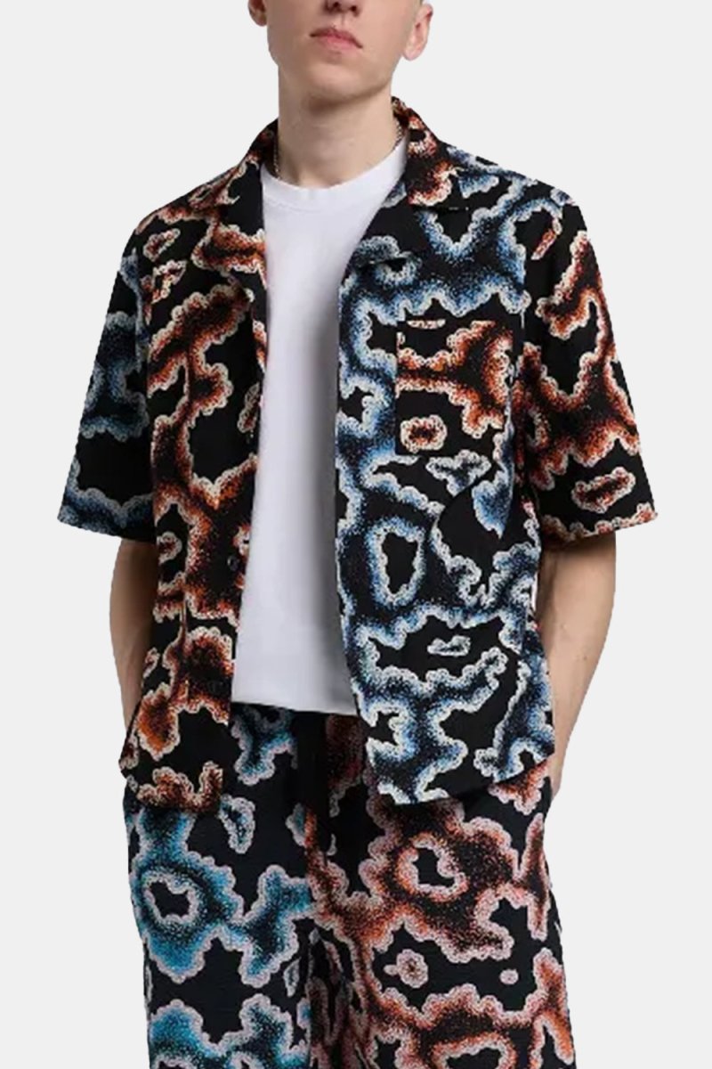 Edwin Kumo Seersucker Short Sleeve Shirt (Multicolor) | Shirts