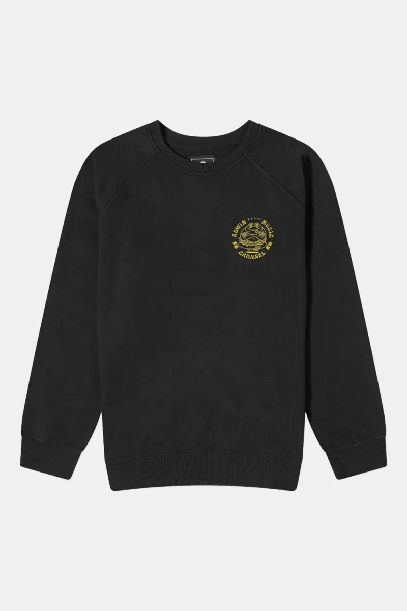 Edwin Music Channel Heavy Felpa Sweat (Black) | Sweaters