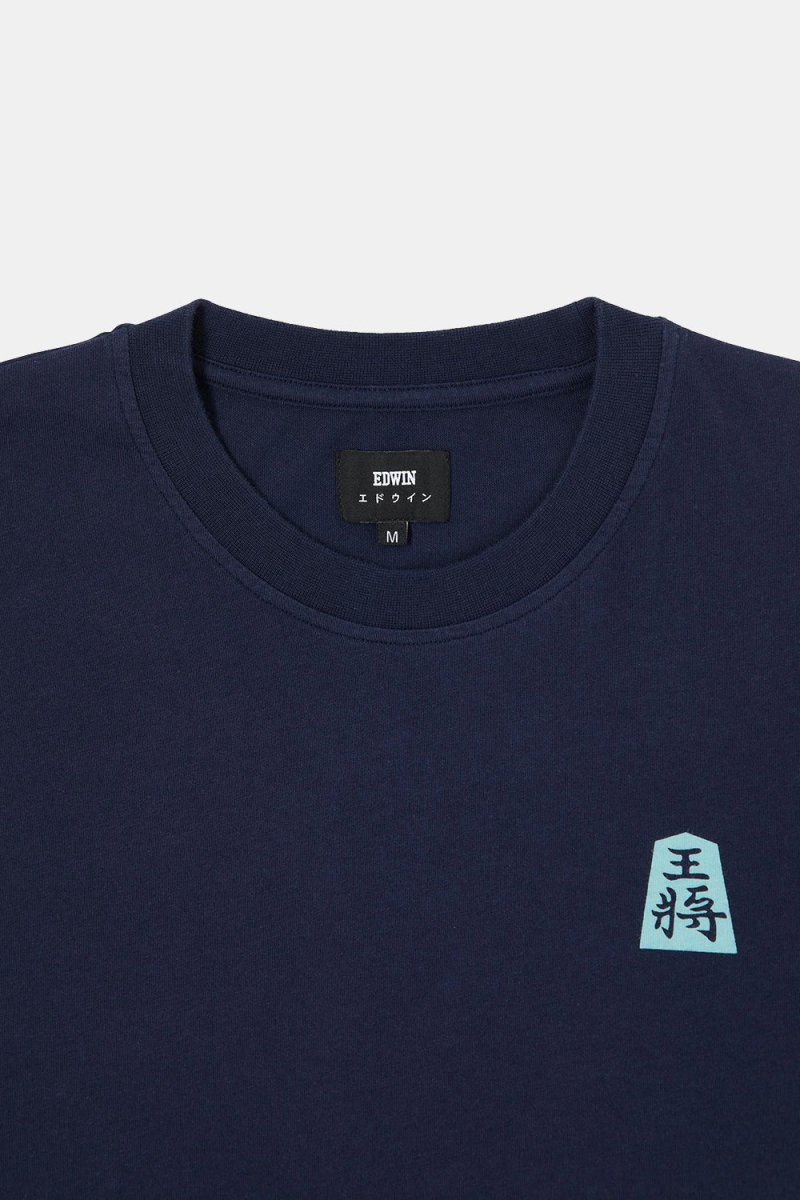 Edwin Shogi T-Shirt (Maritime Blue) | T-Shirts