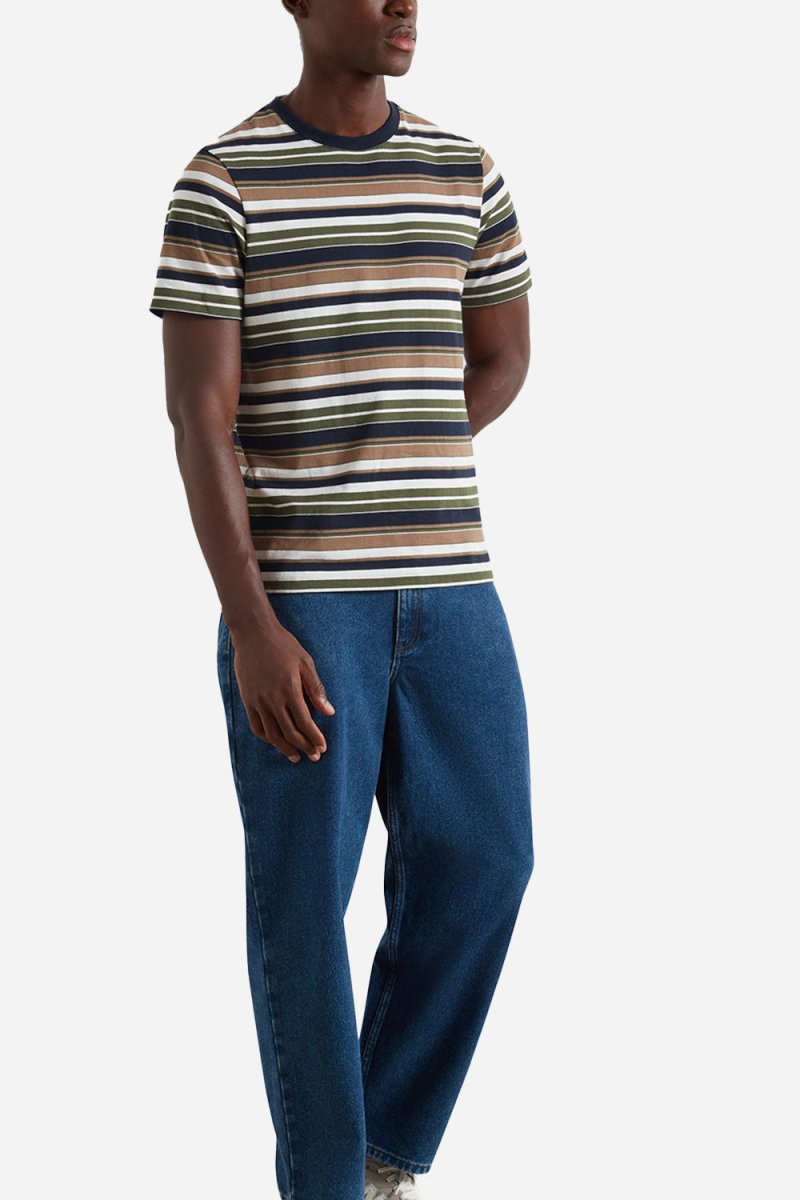 Farah Weir Stripe Short Sleeve T-Shirt (Rosemary) | T-Shirts