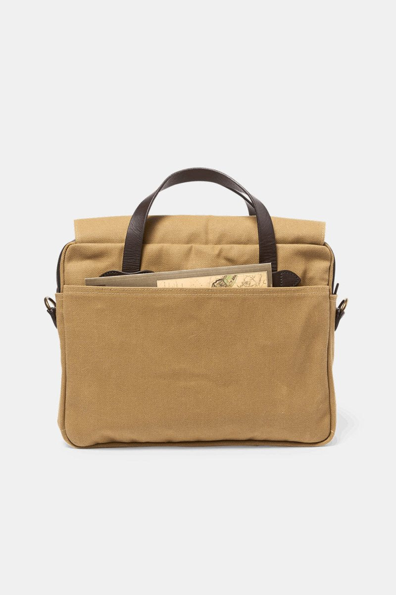 Filson Rugged Twill Original Briefcase (Tan) | Bags