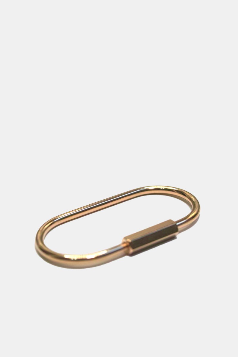 Half Dozen Loop Large Keyring (Brass) | keyring