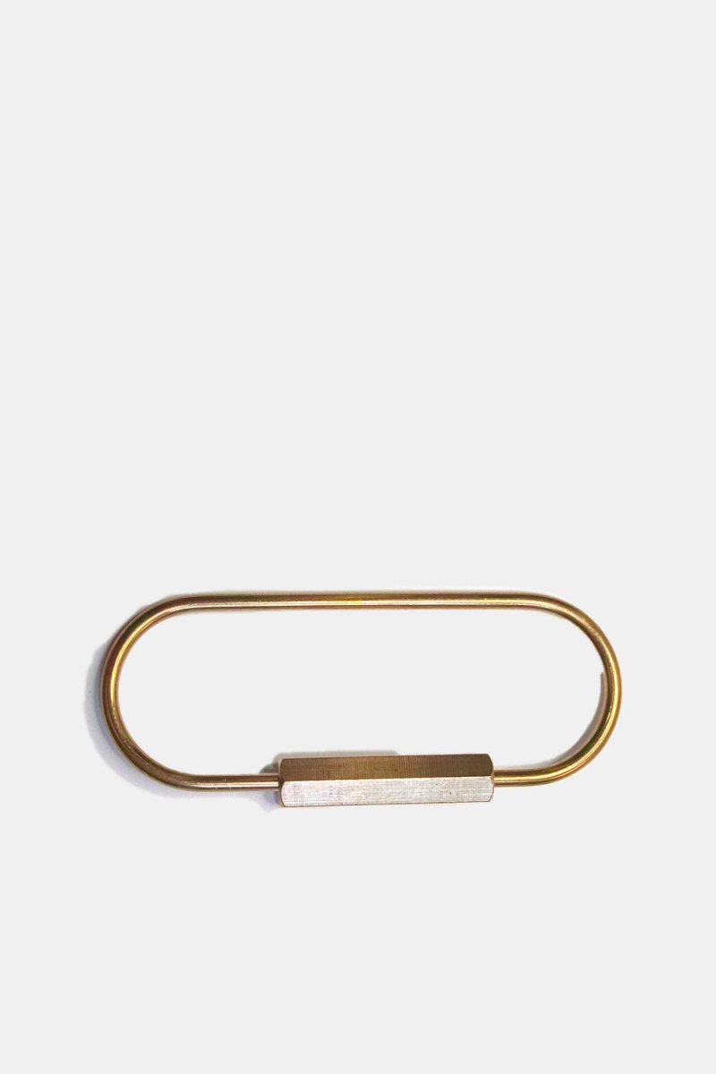 Half Dozen Loop Small Keyring (Brass) | keyring