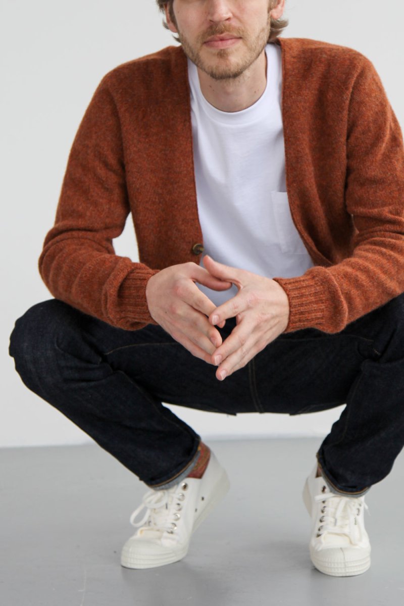 Half Dozen Unbrushed Supersoft Cardigan (Sienna) | Knitwear