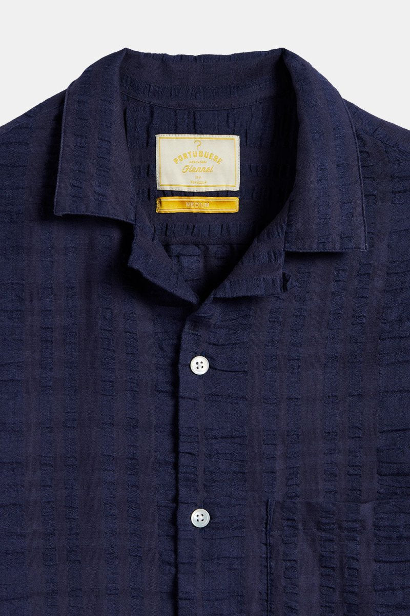 Portuguese Flannel Crupao Shirt (Navy) | Shirts