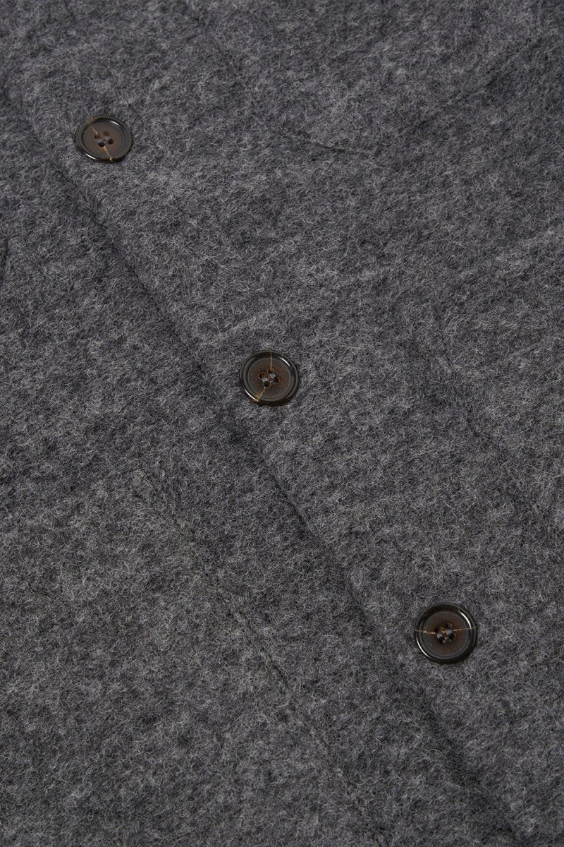 Universal Works Cardigan (Grey Marl) | Sweaters