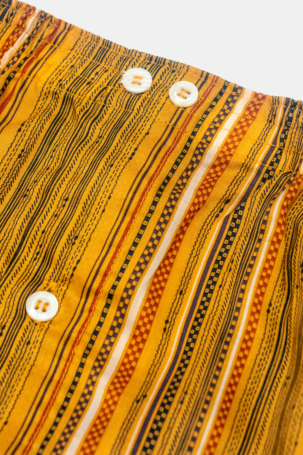 Anonymous Ism African Stripes Boxers - Mustard | Number Six