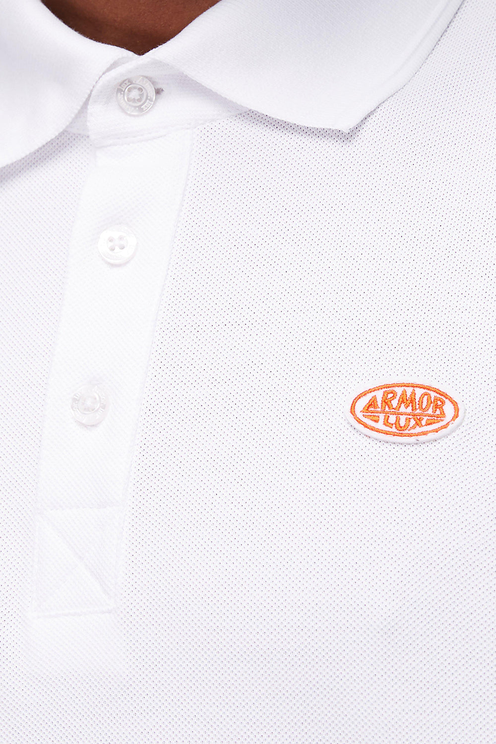 Armor Lux Heritage Short Sleeve Polo (White) | Number Six