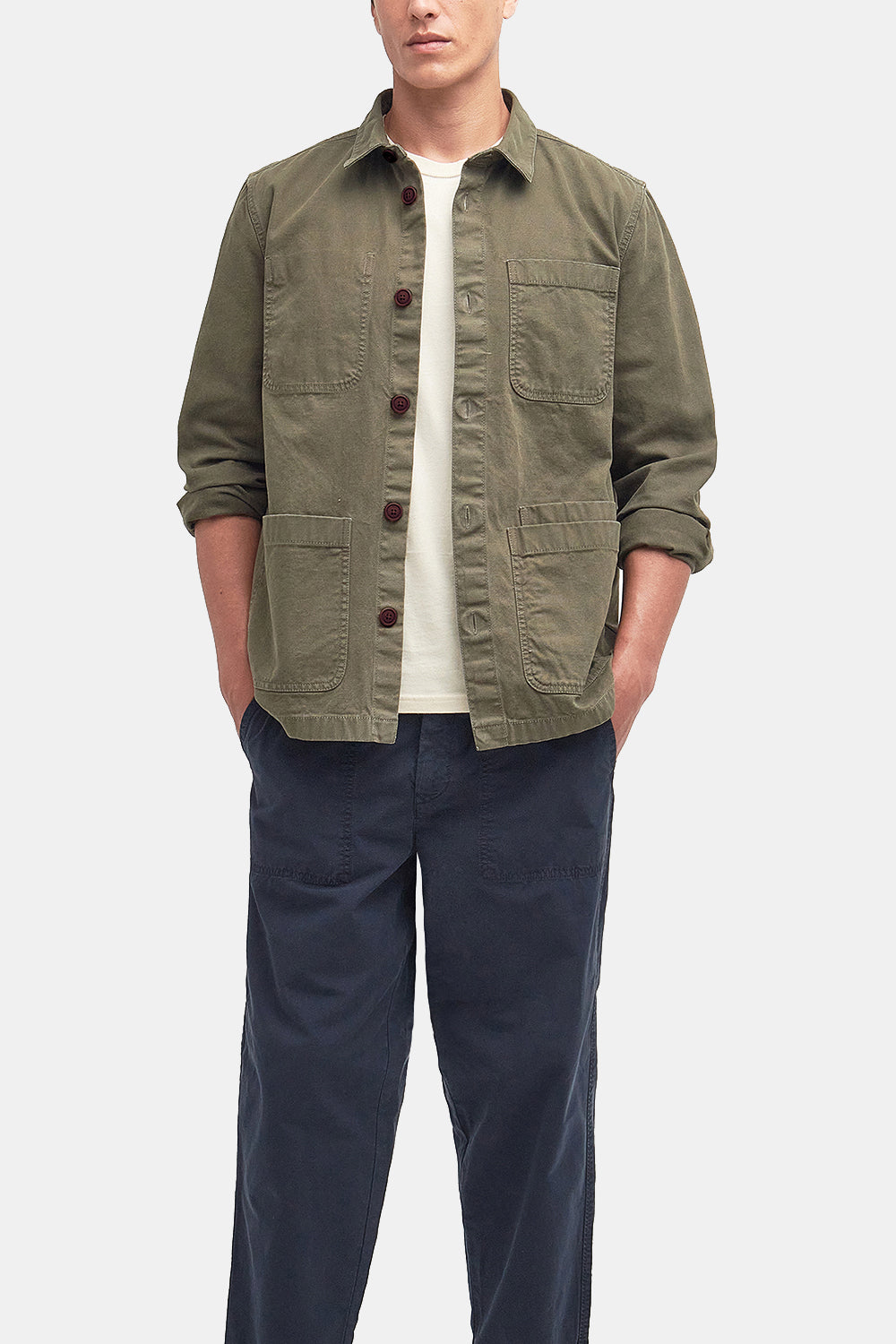 Barbour Chester Overshirt (Pale Sage)
